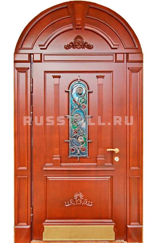 Стальная входная дверь из массива RS92