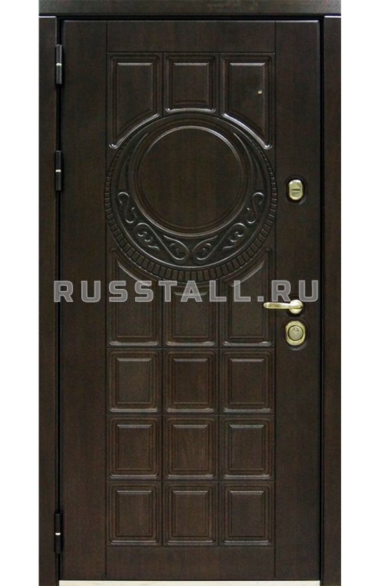 Стальная входная дверь в коттедж RS12