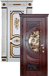 Стальные парадные двери - Изображение